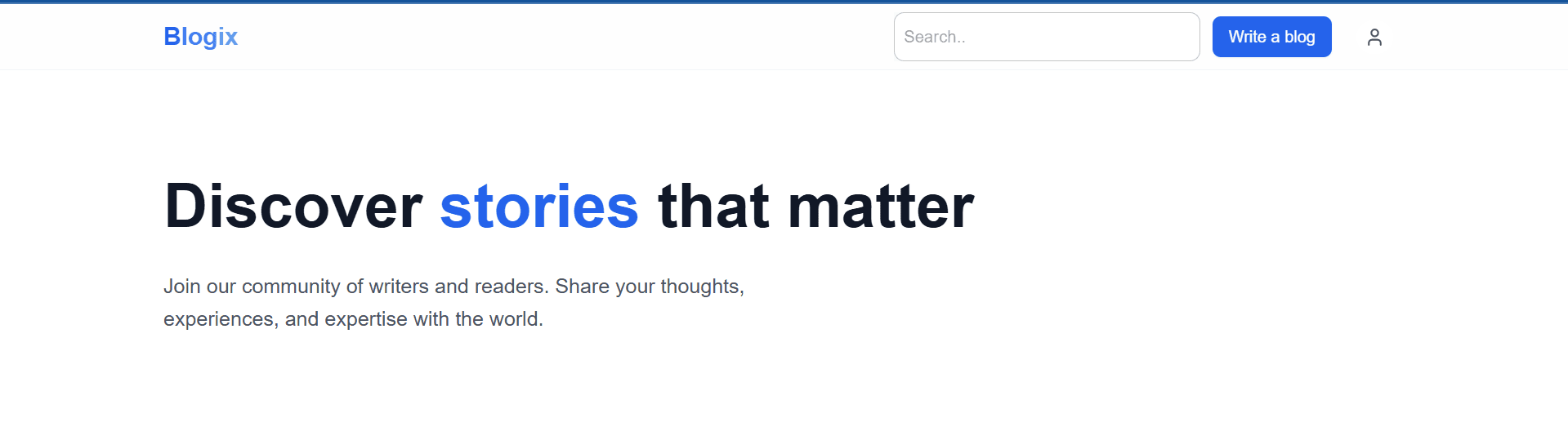 Blogix - AI-Powered Blogging Platform thumbnail