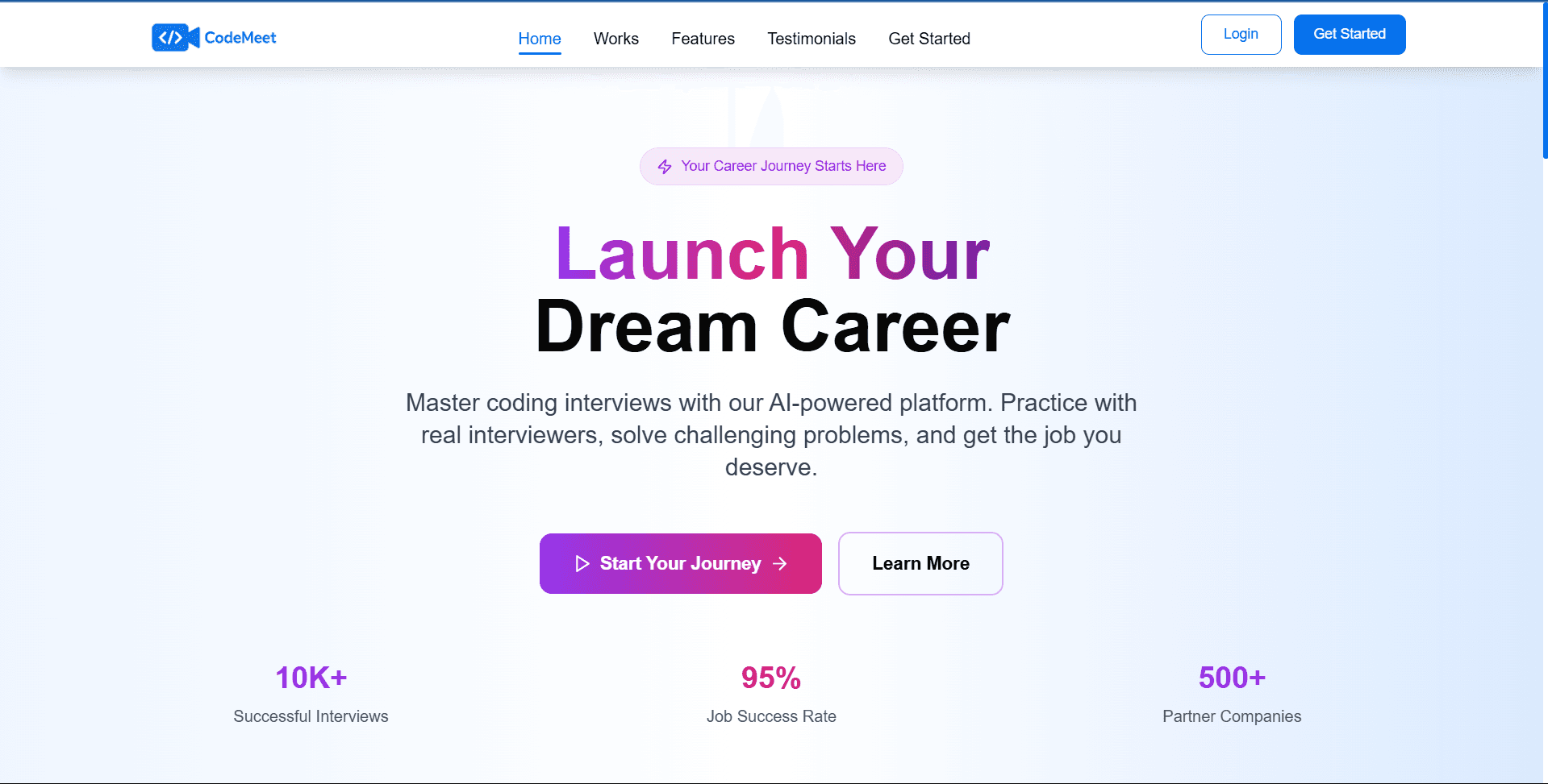 Code Meet - A Real Time Coding Interview Platform  thumbnail